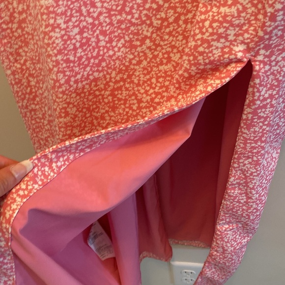 Abercrombie & Fitch Pink Dainty Floral Corset Midi Dress - Picture 3 of 7